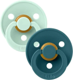 Фотография товара Набор пустышек латексных Bibs Colour, Nordic Mint/Forest Lake, от 6 месяцев, 2 шт