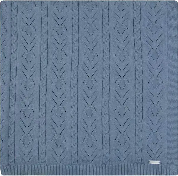 Плед Наследник Выжанова, цвет индиго, размер 90х90 см