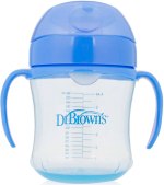 Фотография товара Поильник-непроливайка Dr. Brown's с мягким носиком синий