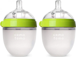 Набор бутылочек для кормления Comotomo, цвет зеленый Natural Feel Baby Bottle 150 мл