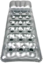 Фотография товара Надувной матрас для плавания Intex серый 188х71 см