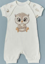 Фотография товара Песочник Little Star Совенок интерлок, крем (68)