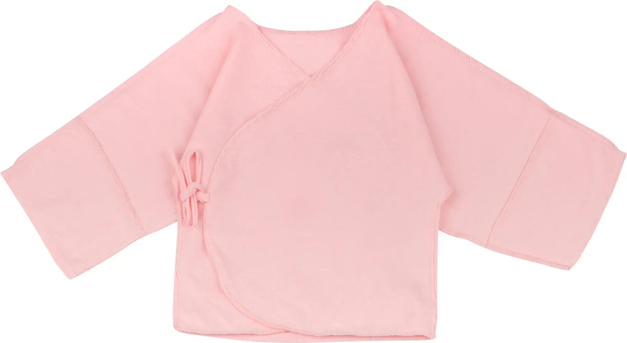 Распашонка Фабрика Бамбук на завязках пенье розовый 62