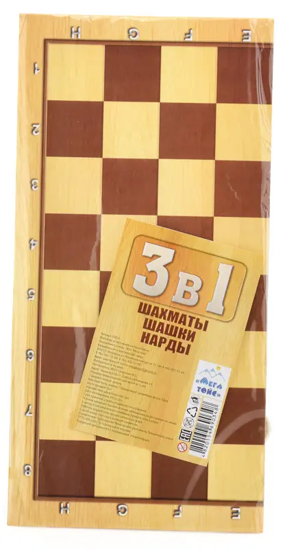 Игра 3 в 1 M-Toys Шахматы, шашки и нарды