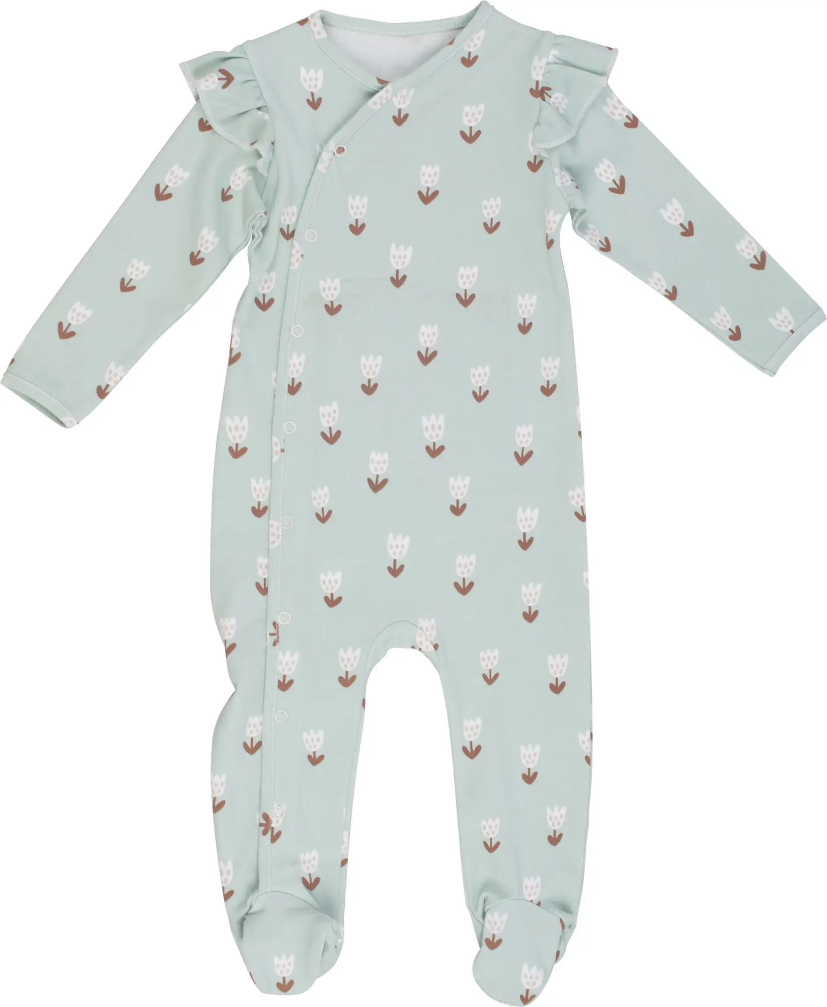 Комбинезон Little BIG Star, интерлок, тюльпаны, размер 48-74, арт. 191222