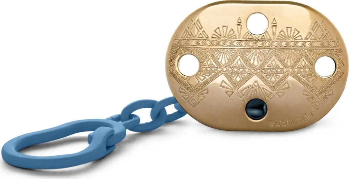 Держатель для пустышки Suavinex Haute Couture синий