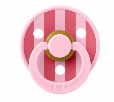 Фотография товара Пустышка латексная BIBS Studio Colour - Block - Coral Baby Pink, 0+ мес.