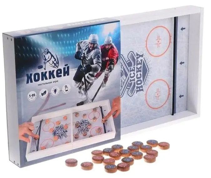 Настольная игра Хоккей ПК Лидер, большая