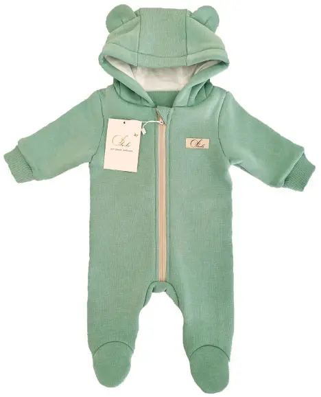 Комбинезон Футер Fleole с начесом Олива 80 см