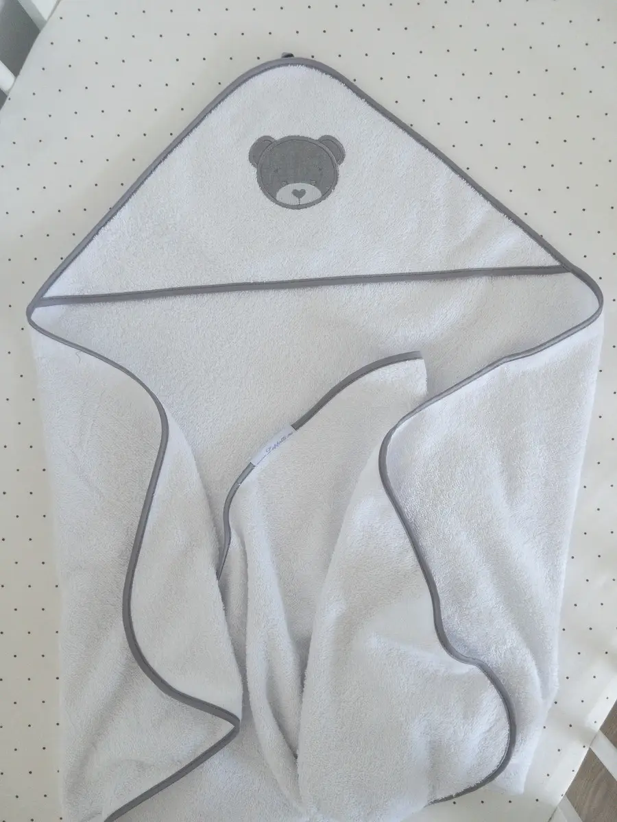 Пеленка Lappetti "Сканди" с уголком серая