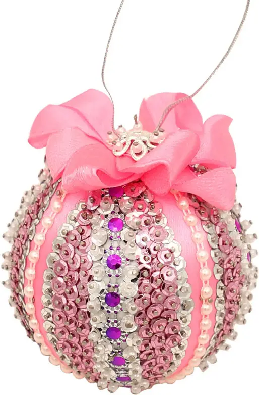 Набор для творчества Волшебная Мастерская Шар серебряный, розовый