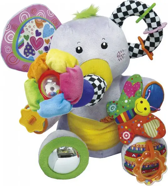 Развивающая игрушка BIBA TOYS Важный слон 35х32х20 см