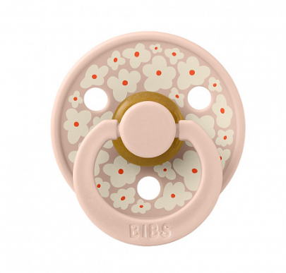 Фотография товара Пустышка латексная BIBS Studio Colour - Jasmine Field - Blush, 0+ мес.