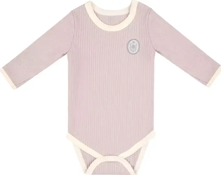 Боди Наследник Выжанова длинный рукав, сирень, р.68-74