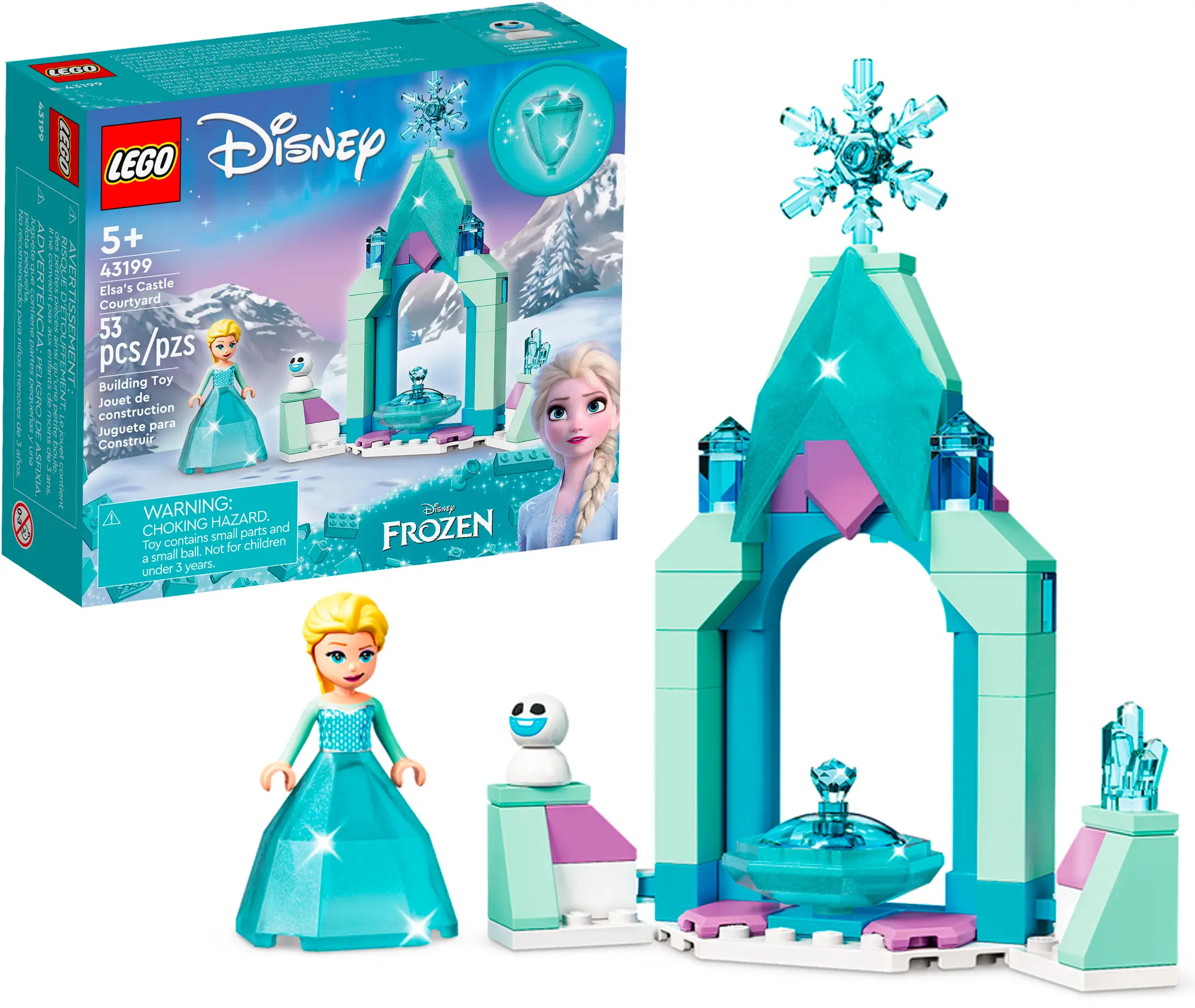 Конструктор Lego Princess 43199 Двор замка Эльзы
