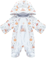 Комбинезон утеплённый Ёжик с шариком Luxury Baby, размер 74, разноцветный