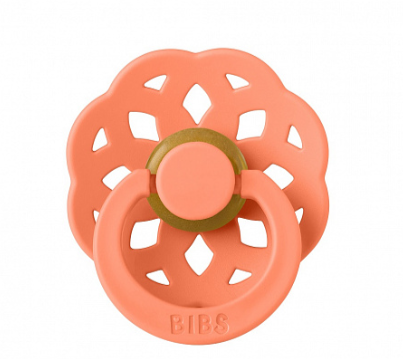 Фотография товара Пустышка латексная BIBS Boheme - Papaya, 0+ мес.