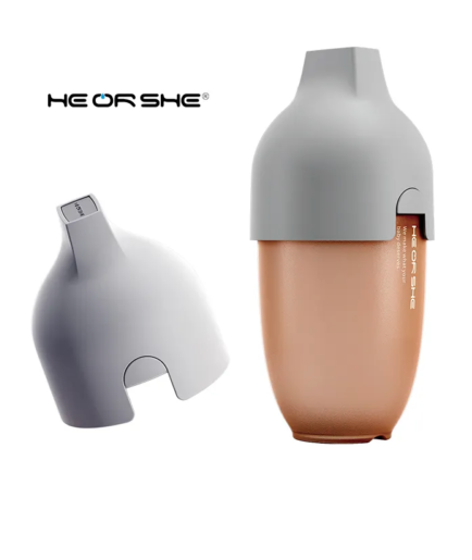 Фотография товара Поильник для формирования правильного прикуса от 6 мес, cерый HEORSHE 210 мл.