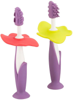 Фотография товара Набор ROXY KIDS зубные щетки-массажеры для малышей фиолетовый