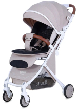 Прогулочная коляска Nuovita Giro Lux Beige, Bianco