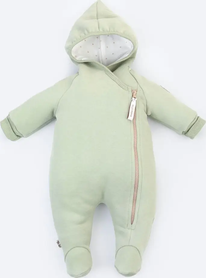 Комбинезон KiDi kids "Карамелле-1", футер, полынь, р.20