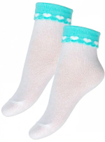 Носки детские Para socks N1D59 белый, мята 12