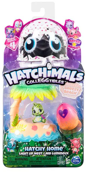 Игровой набор Hatchimals Домик-гнездо со светом побережье