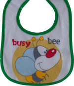 Фотография товара Нагрудник Малютка махровый Бусинка, цвета и рисунки в ассортименте