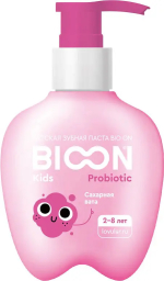 Фотография товара Зубная паста детская Bio On с пробиотиком, сахарная вата, 200 гр, Lovular