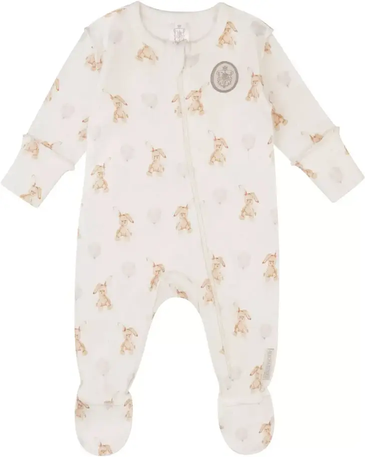 Комбинезон Наследник Выжанова, р. 62-40, рисунок зайка, арт. 02002-02019