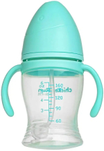 Фотография товара Бутылочка с ручками, 160 мл, голубая, Pituso