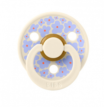 Фотография товара Пустышка латексная BIBS Studio Colour - Jasmine Field - Ivory, 0+ мес.