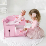 Фотография товара Многофункциональный комплекс с постельным бельем, мягкими корзинками Манюня Diamond princess розовый