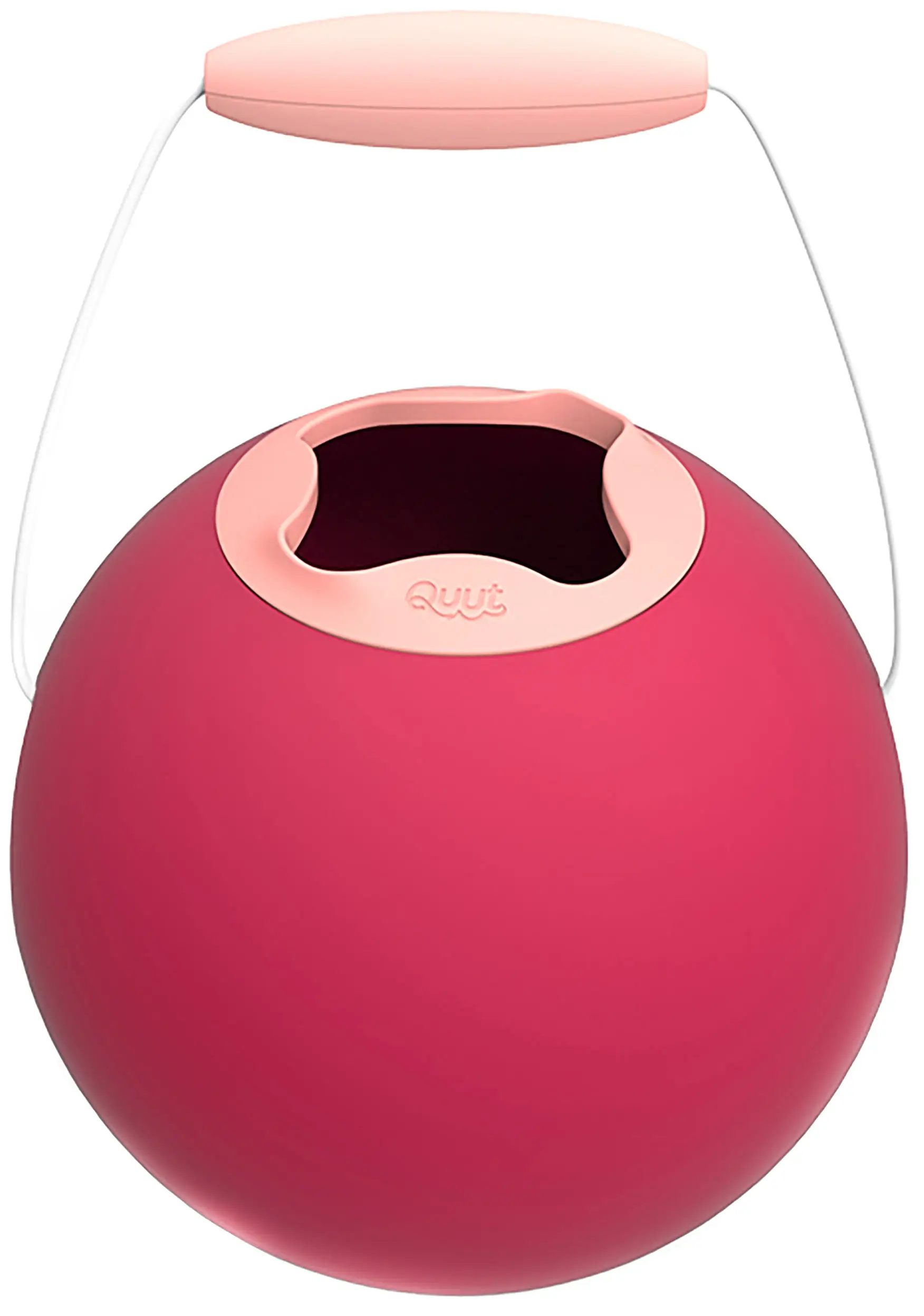 Ведёрко для воды Quut Ballo вишнёвый красный + сладкий розовый