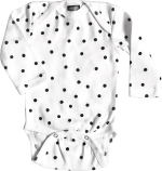 Боди Mjolk Горошки с длинным рукавом 68