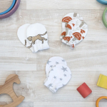 Рукавички-антицарапки Mjolk Гепарды/Mushrooms/Звёзды