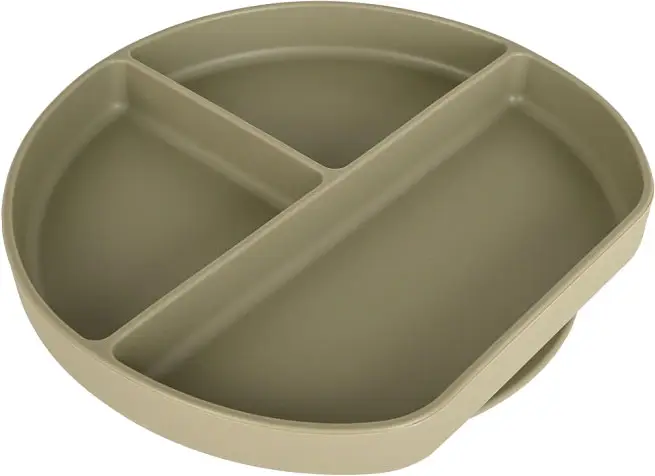 Pituso Тарелка силиконовая 3-х секционная Green