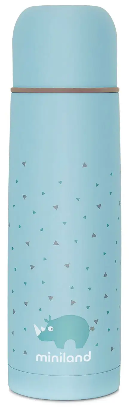 Детский термос для жидкостей Miniland Silky Thermos голубой 500 мл