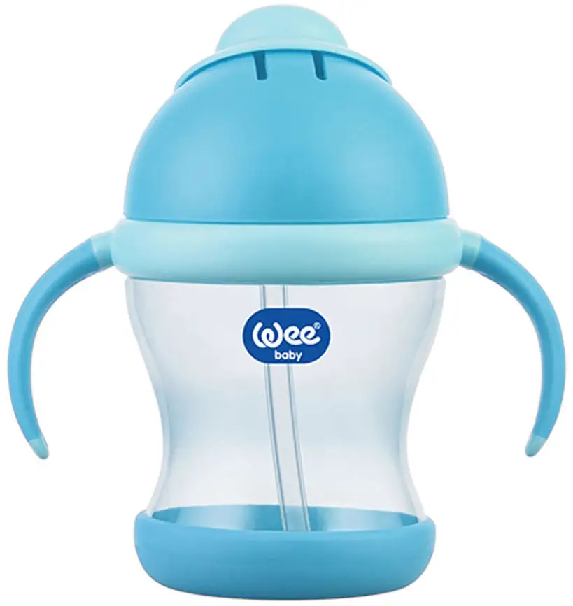 Поильник WeeBaby с трубочкой и ручками 200 мл
