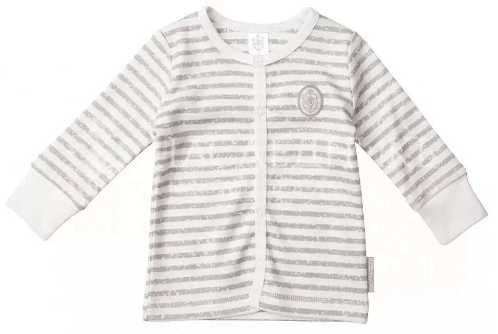 Кофточка Наследник Выжанова полоска серая 68