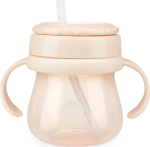 Фотография товара Поильник Happy Baby с трубочкой и ручками, 250мл, milky