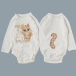 Боди асим Little Star Рысенок! 6 месяцев интерлок крем 62 Боди асим Little Star Рысенок! 6 месяцев интерлок крем 62