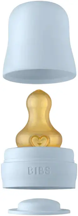 Набор Bibs с латексной соской Bottle Kit Latex Baby Blue