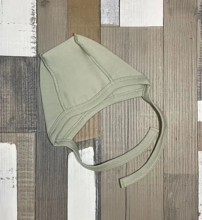 Чепчик RinaAmari швы наружу Шалфей 62-68 см