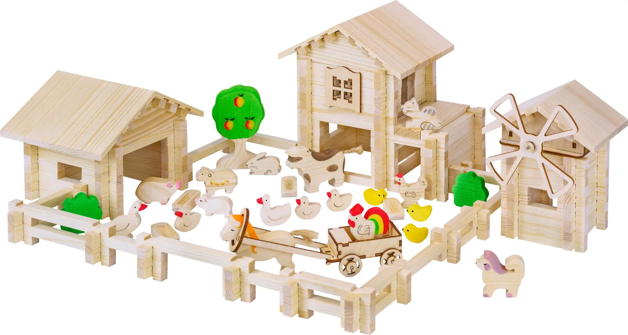 Конструктор Лесовичок Солнечная ферма №4, набор из 340 деталей