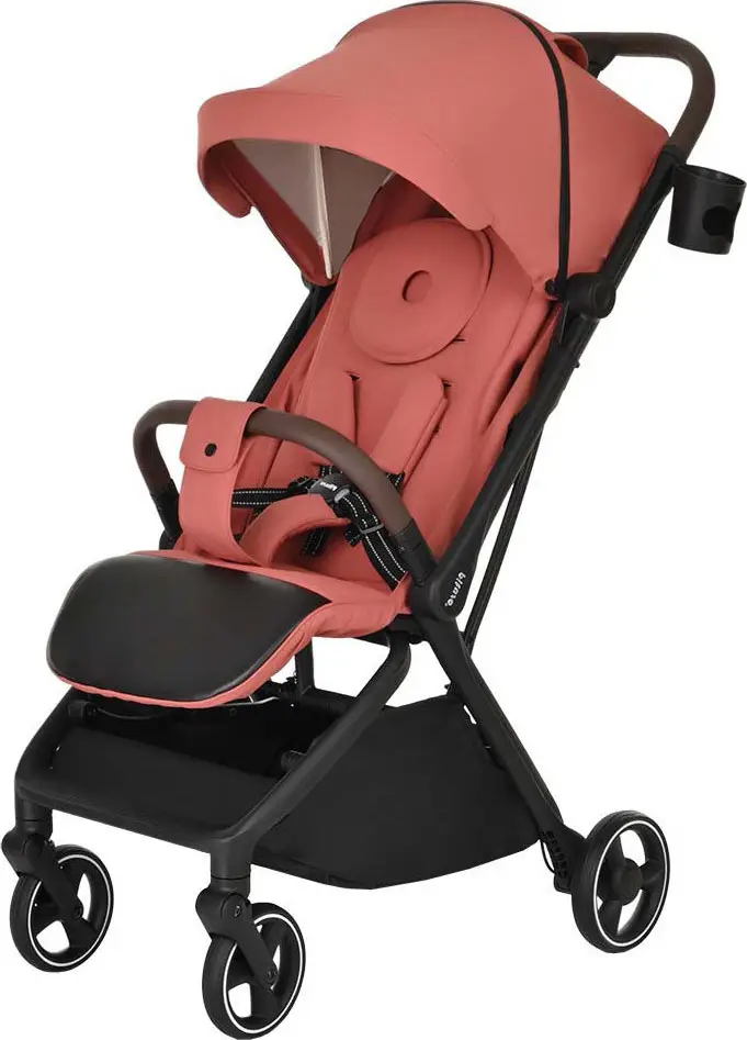 Прогулочная коляска детская Matrix Pituso Frosty berry, чехол на ножки