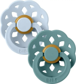 Фотография товара Набор пустышек латексных Bibs Boheme, Baby Blue/Island Sea, 2 шт.