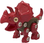 Фотография товара Junfa Динозаврик-конструктор в яйце в наборе с отверткой, красный