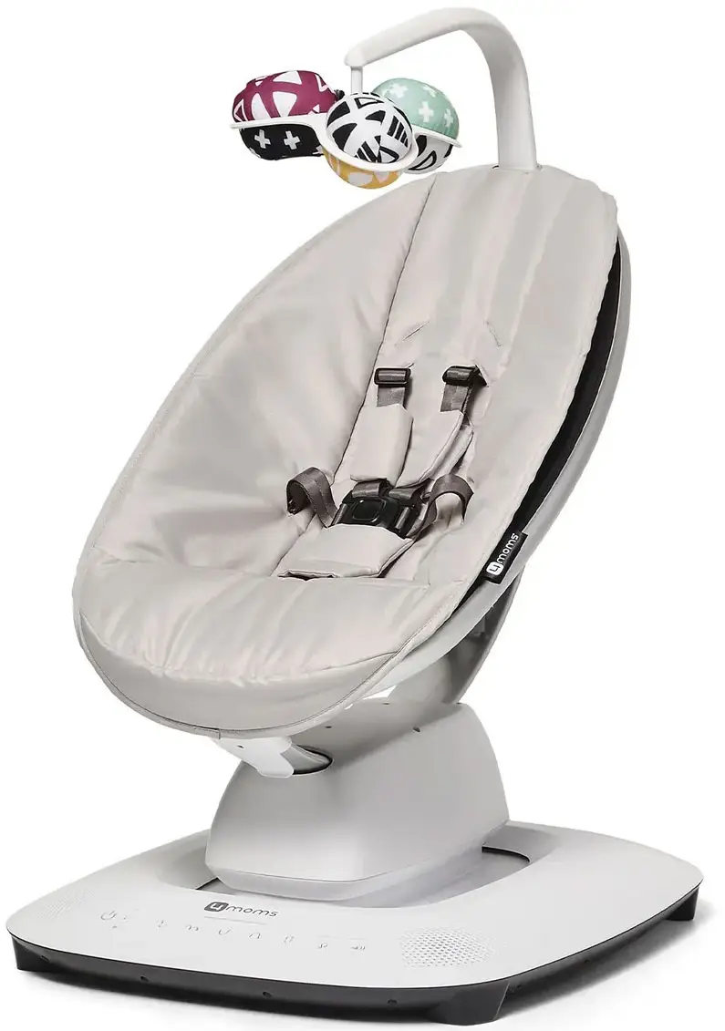 Кресло-качалка 4moms mamaRoo New, серебро, 2001003