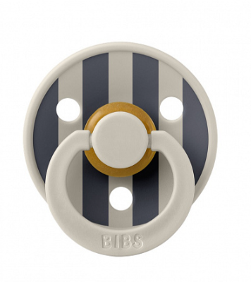 Фотография товара Пустышка латексная BIBS Studio Colour - Block - Sand Iron, 0+ мес.